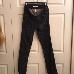 Tommy Hilfiger corduroy paisley pants